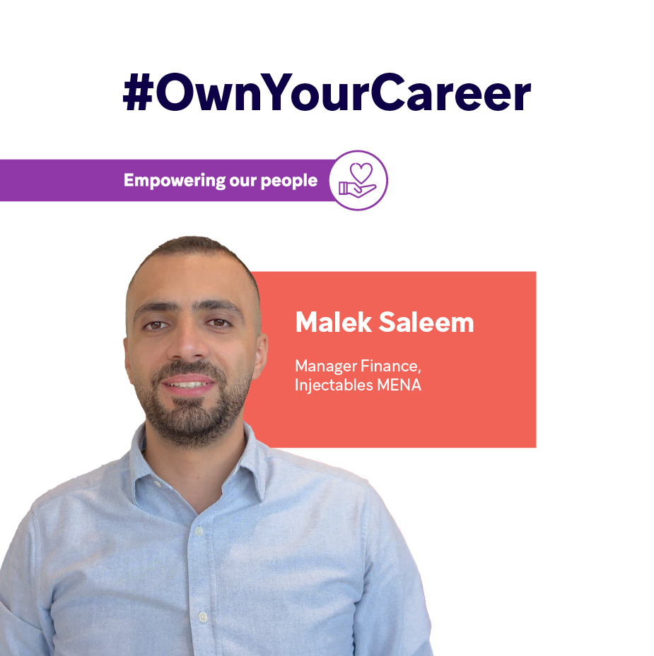 Meet Malek Saleem, Manager Finance, Injectables, MENA